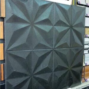 دیوارپوش فومی 70*70 سانت هشت پر مشکی پشت چسب دار